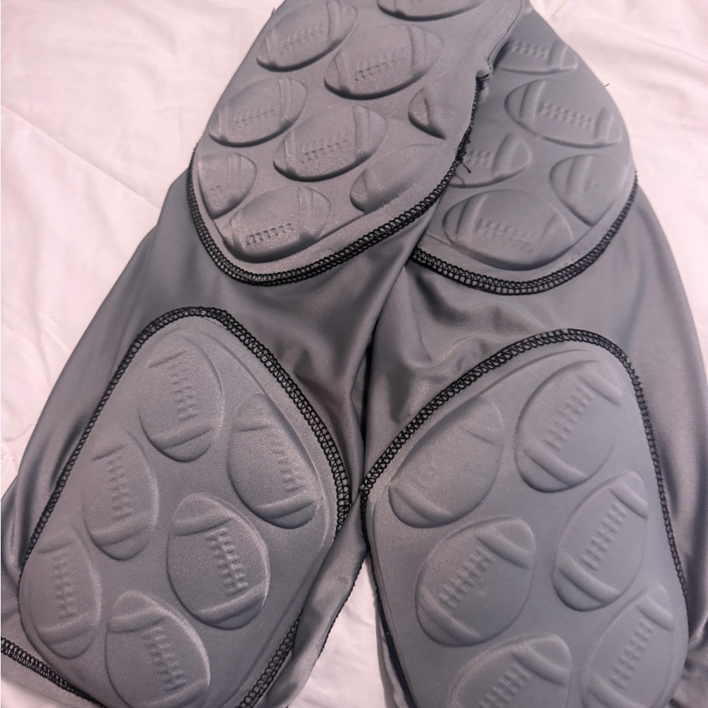Boys football  Padded Compression Shorts - Gray